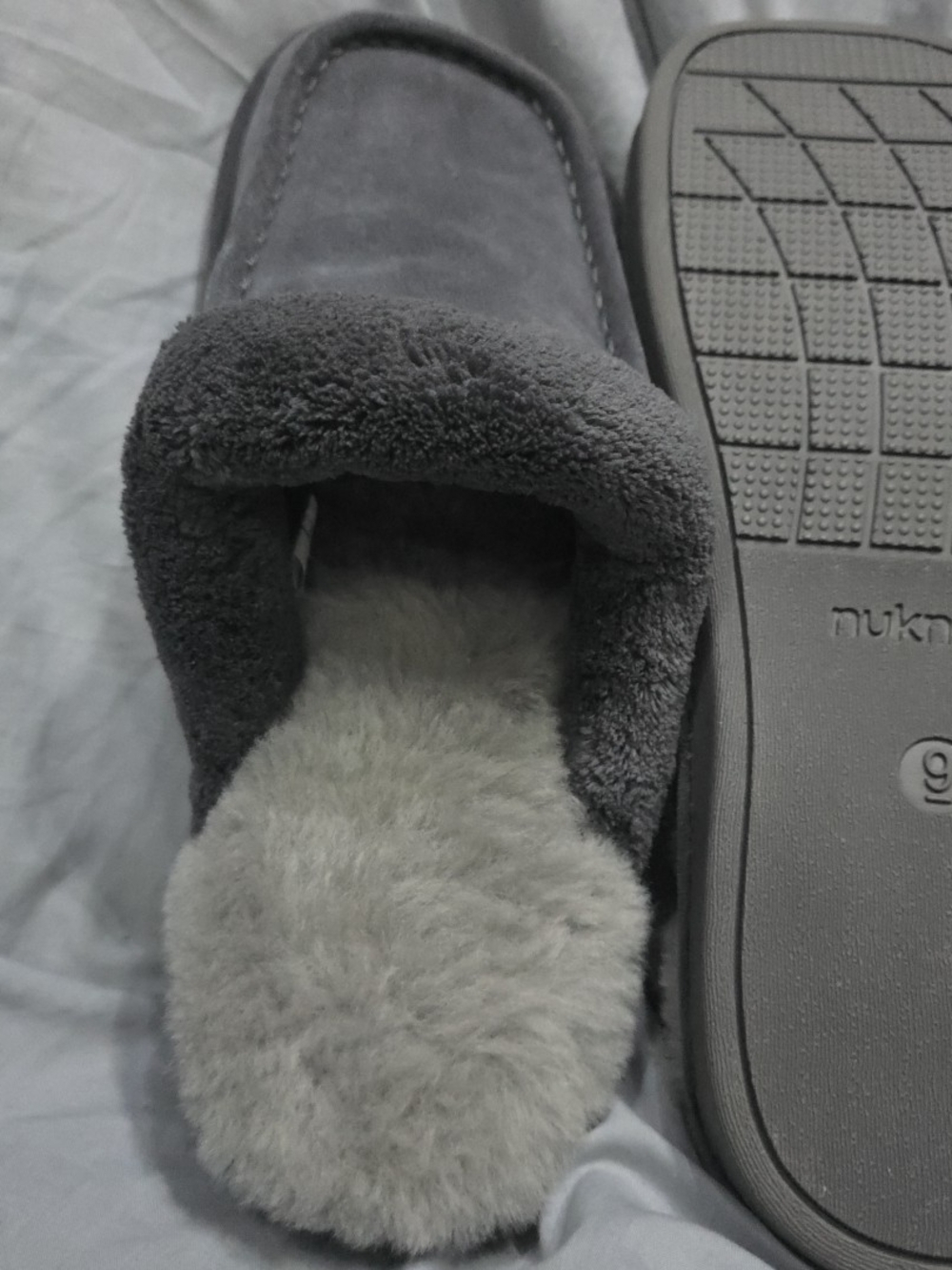 Men's Gray Suede Slip-On Loafers - Picture 4 of 8